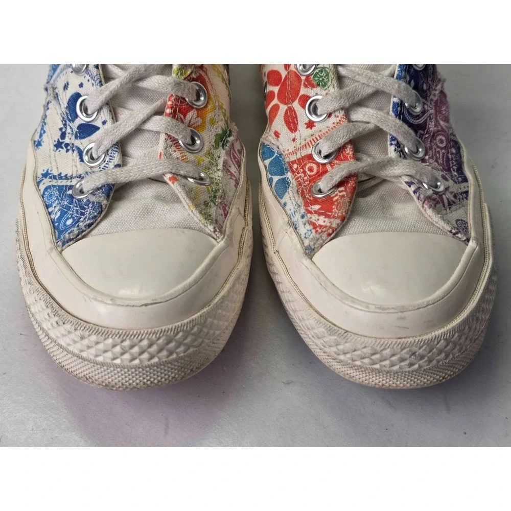 Converse Chuck Taylor 70 Men's Sneakers Size 6.5 Women's‎ 8.5 White Purple Shoes - Picture 11 of 13